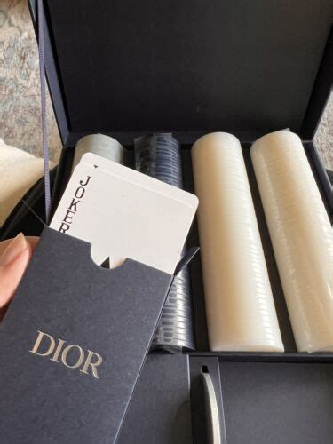 Rare Dior Poker Chip And Card Set 